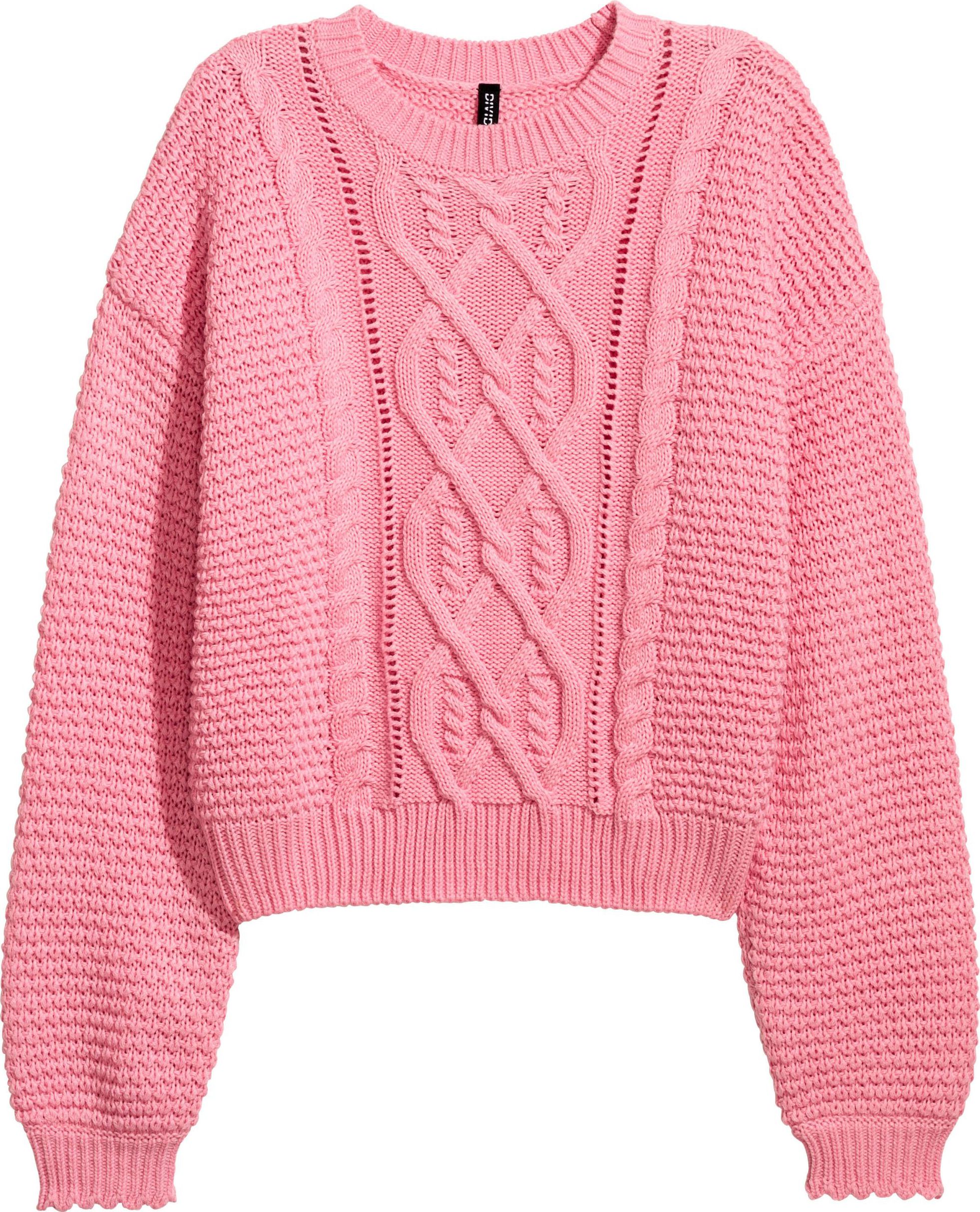 

Джемпер H&M 0574117-7 M Розовый