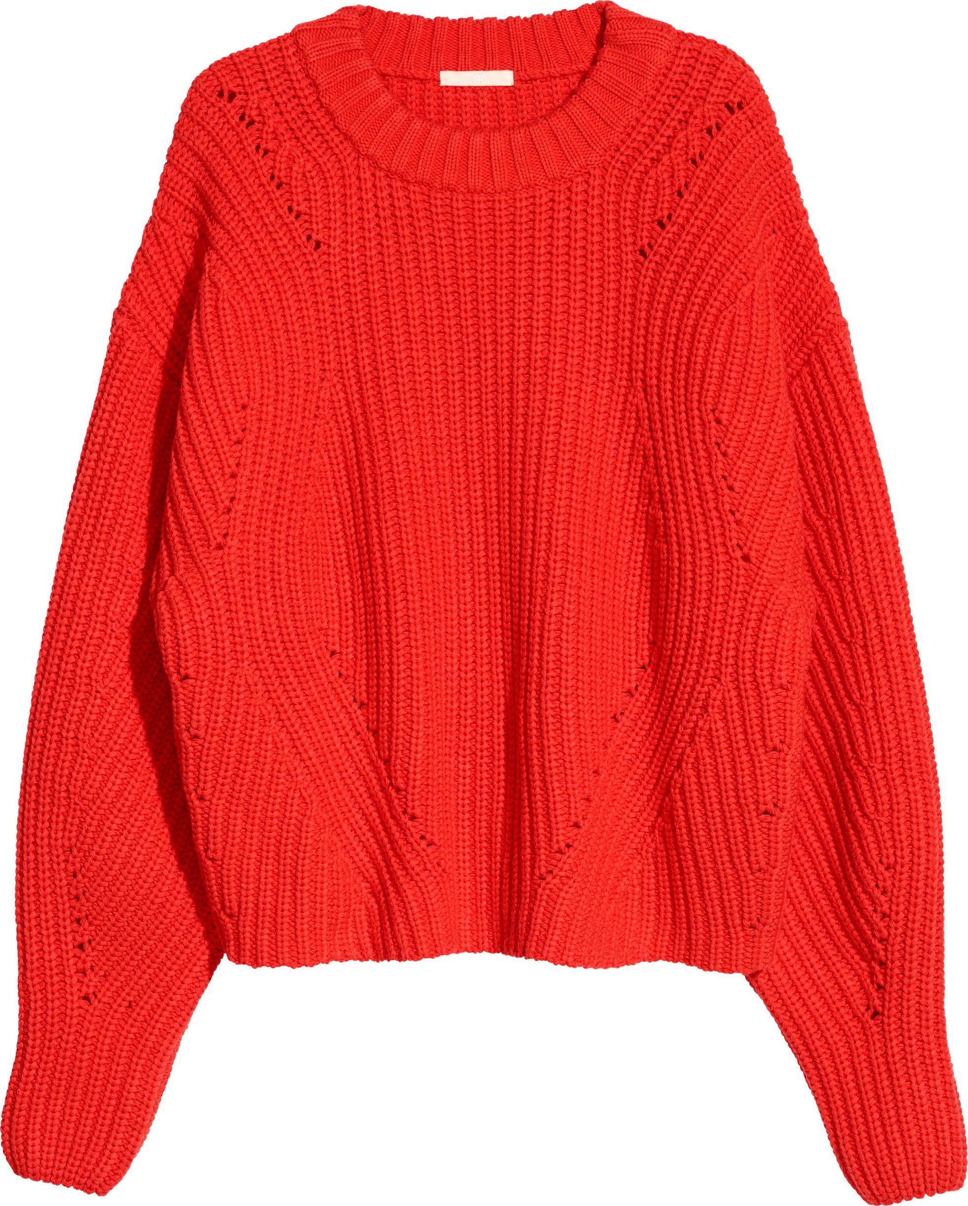 

Джемпер H&M 0644379-7 M Красный