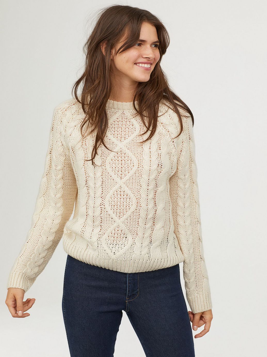 

Джемпер H&M 0647355-8 M Молочный