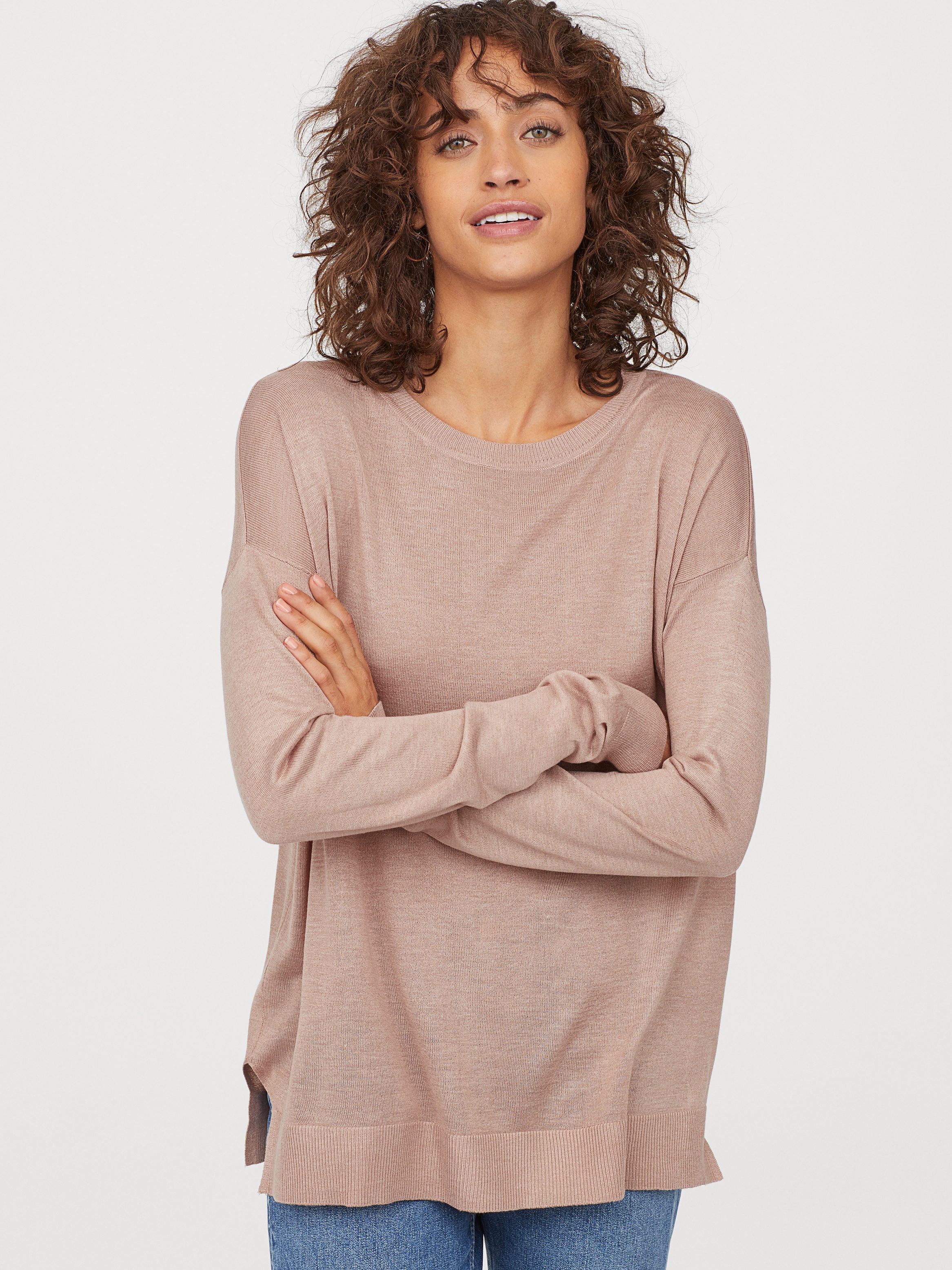 

Джемпер H&M 0740812-0 XL Пудра