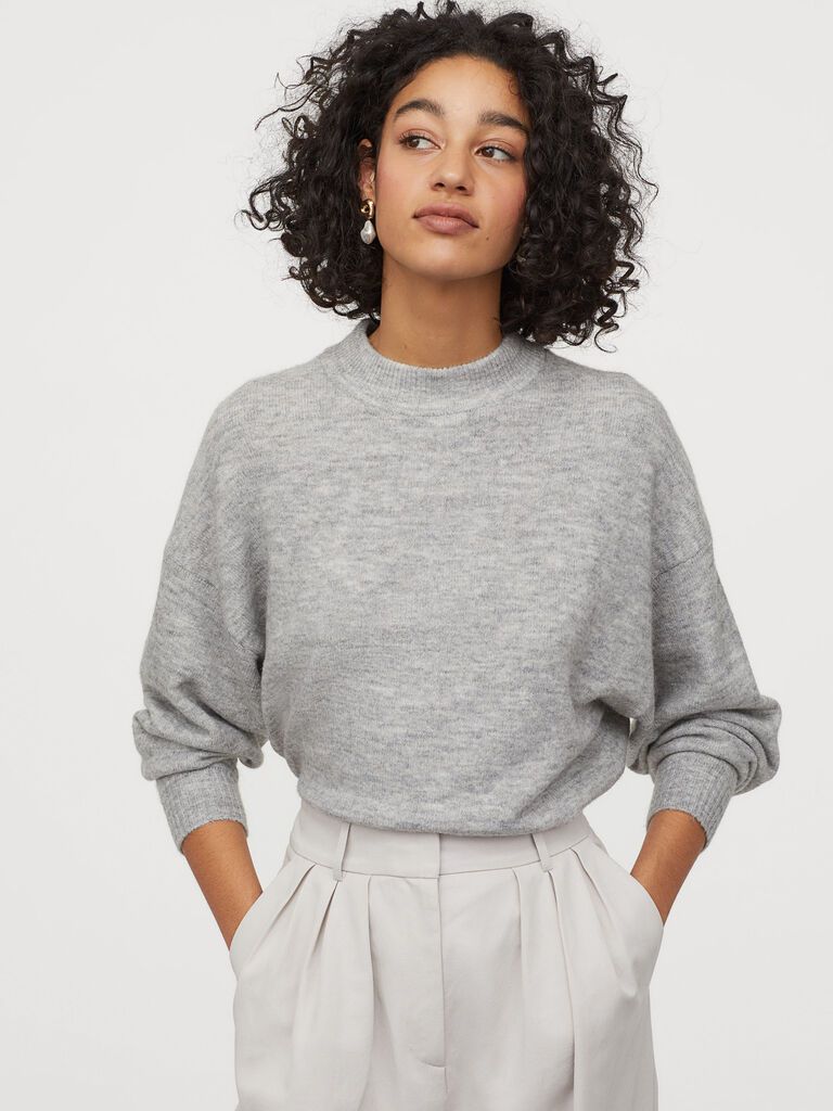 

Джемпер H&M 0826492-1 S Серый