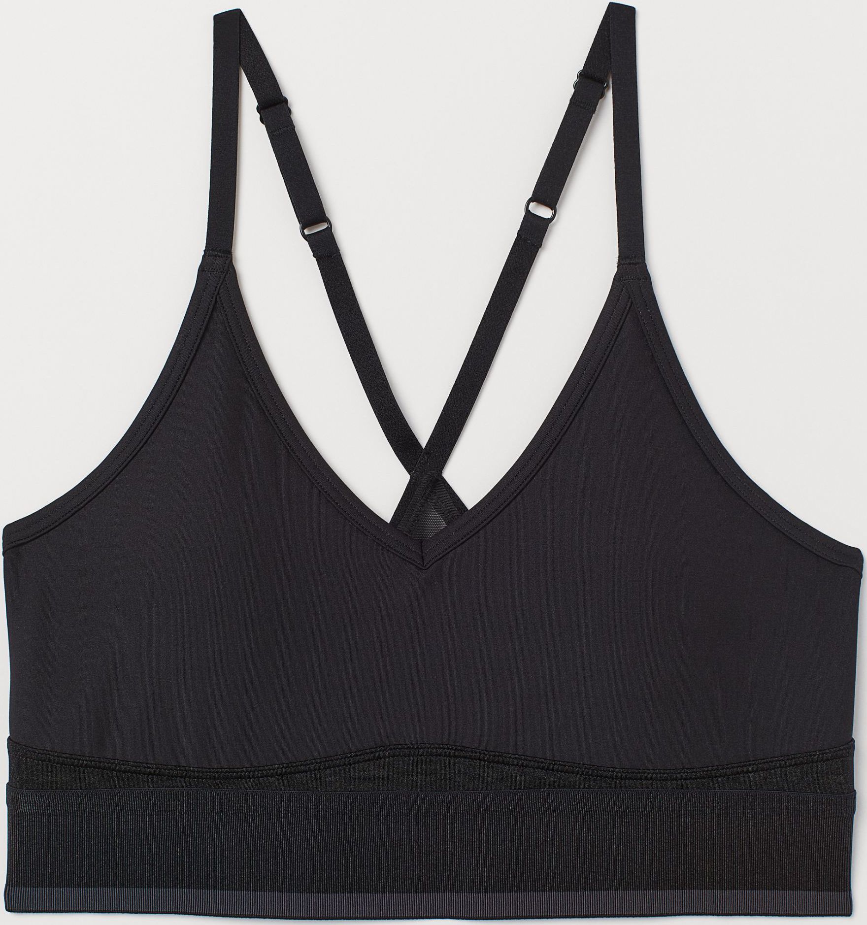 

Спортивный топ H&M Sport 0742079-0 M Черный