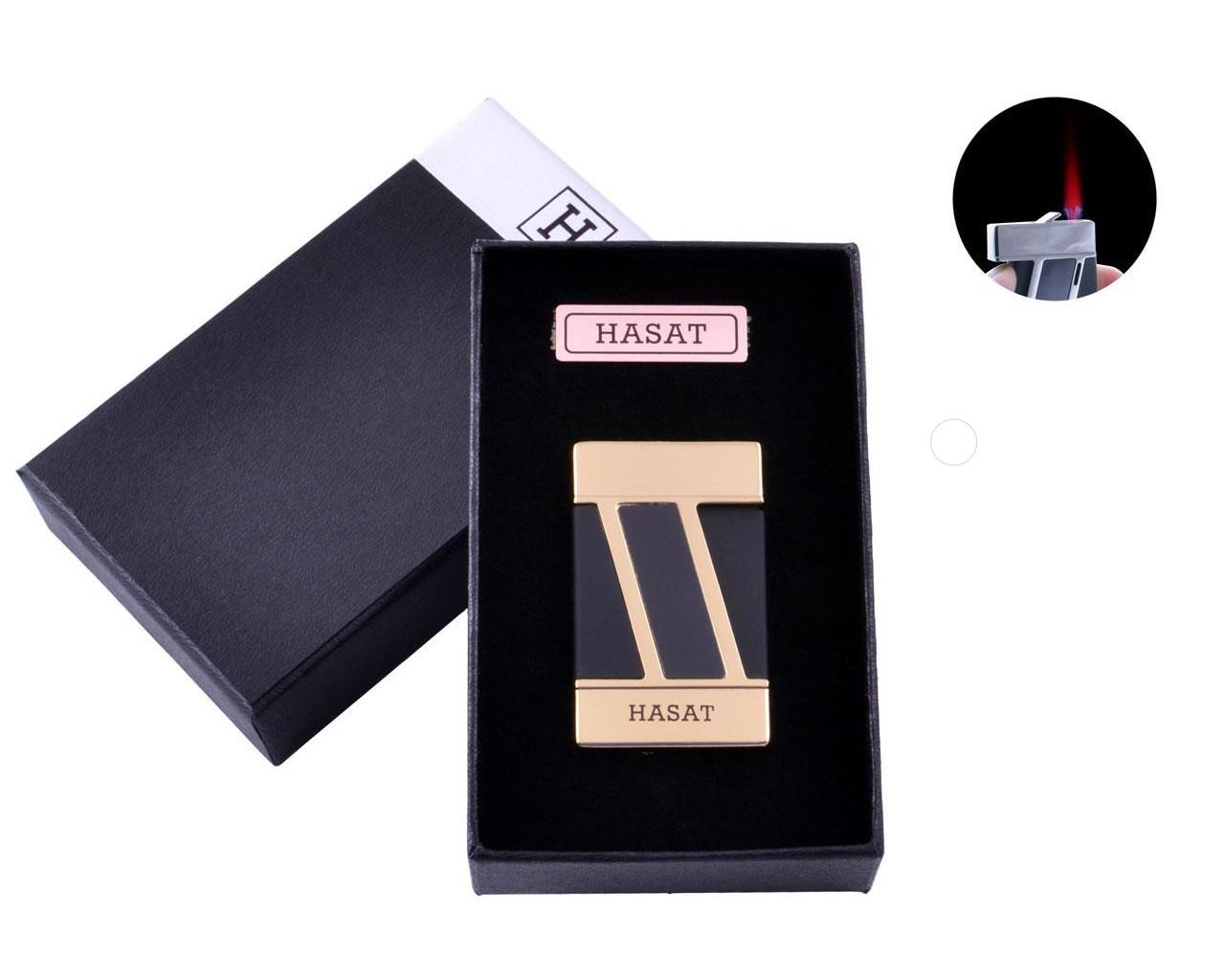 

Зажигалка в подарочной коробке HASAT (Турбо пламя) №4315 Gold Moongrass