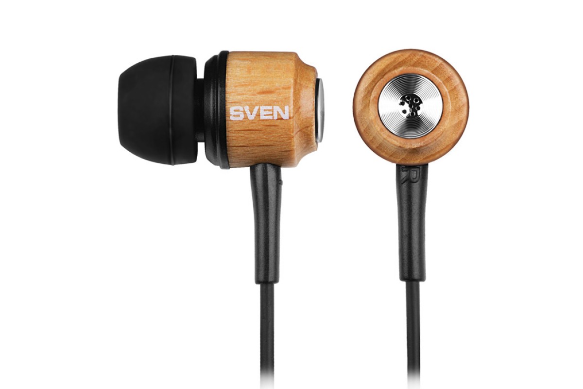 

Cтереонаушники-вкладыши SVEN SEB-12WD Wooden (11455)