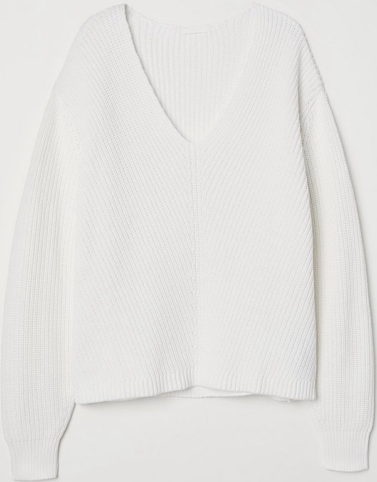 

Пуловер H&M 06665885  Белый, Пуловер H&M 06665885 L Белый