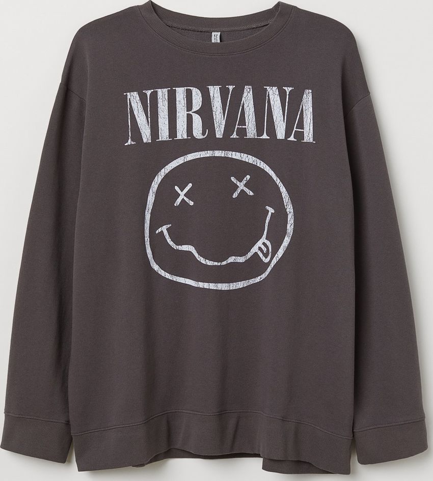 

Свитшот H&M 0516626-8 S Серый