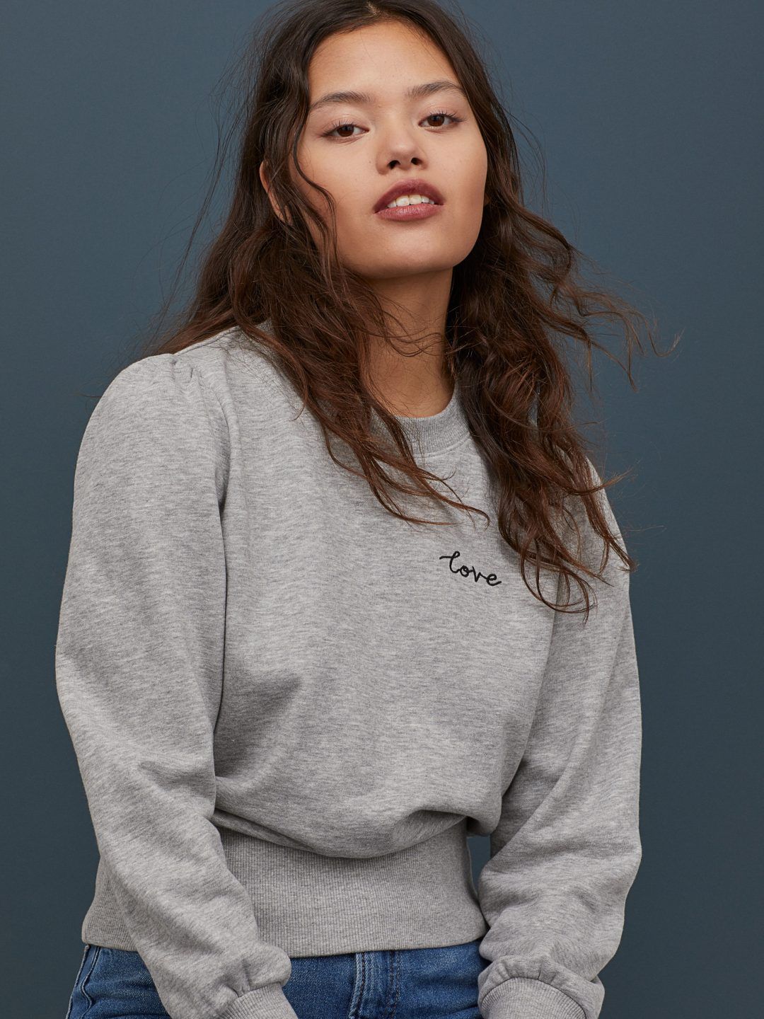

Свитшот H&M 0811670-1  Серый, Свитшот H&M 0811670-1 L Серый