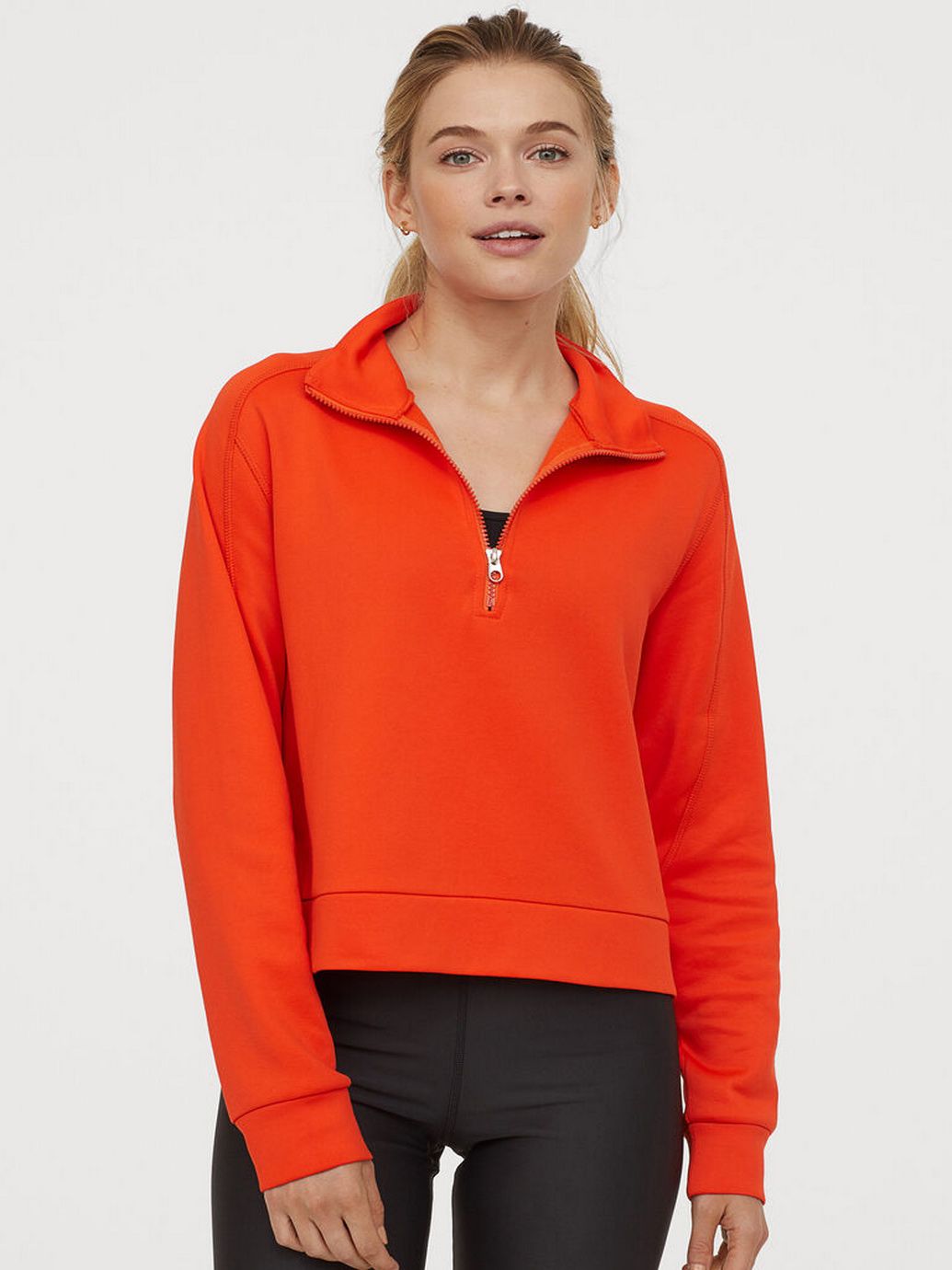 

Толстовка H&M Sport 0789921-о XS Оранжевая