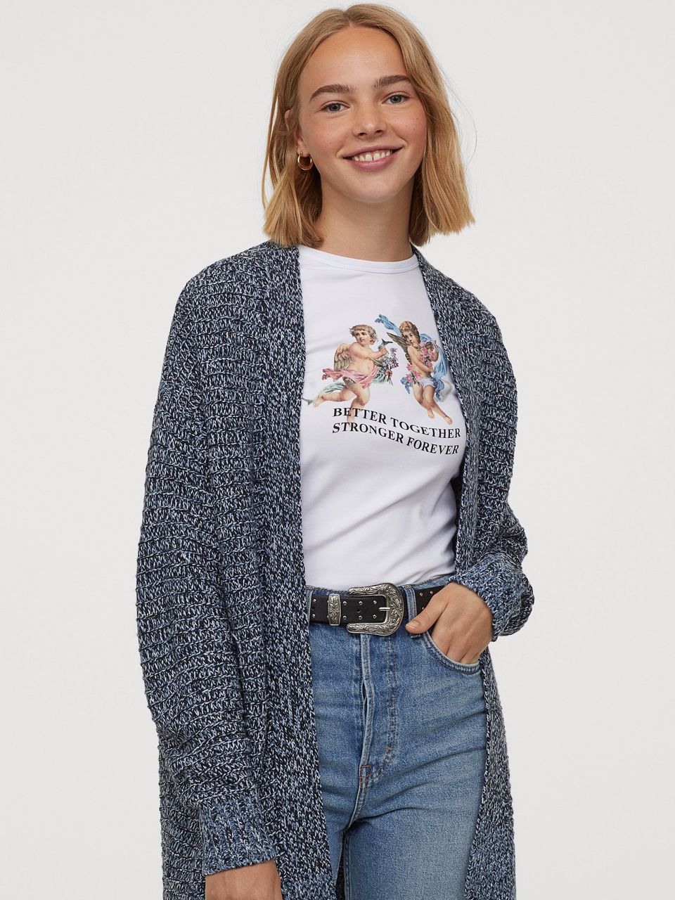 

Кардиган H&M 0640176-0 XL Синий