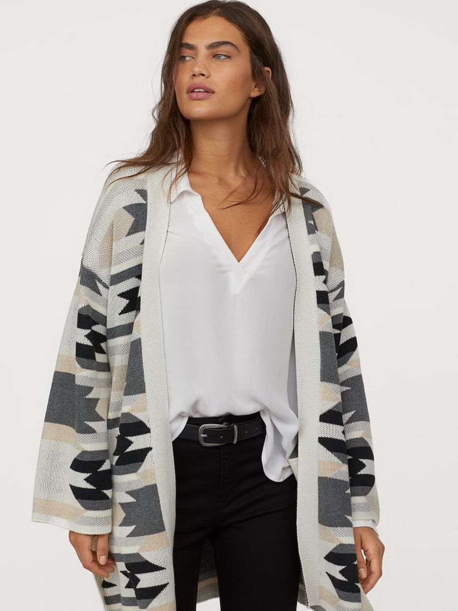 

Кардиган H&M 0816623-0 XS/S Белый