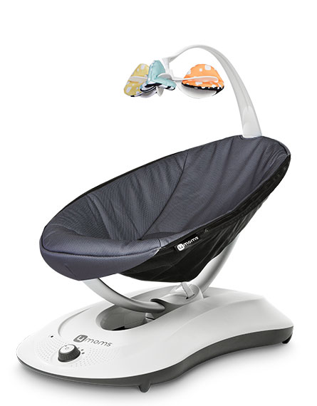 

Крісло-гойдалка 4Moms rockaRoo ﻿dark grey cool mesh