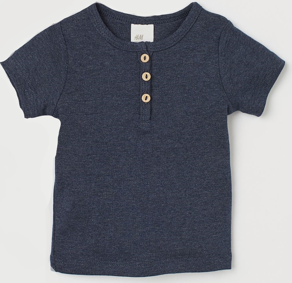 

Футболка H&M 302-7200761 92 см Темно-синяя