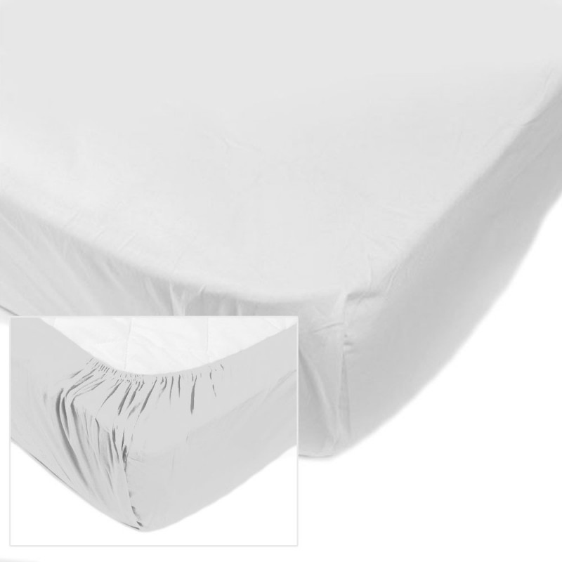 

Простынь на резинке SoundSleep Dyed White Ранфорс 90х200