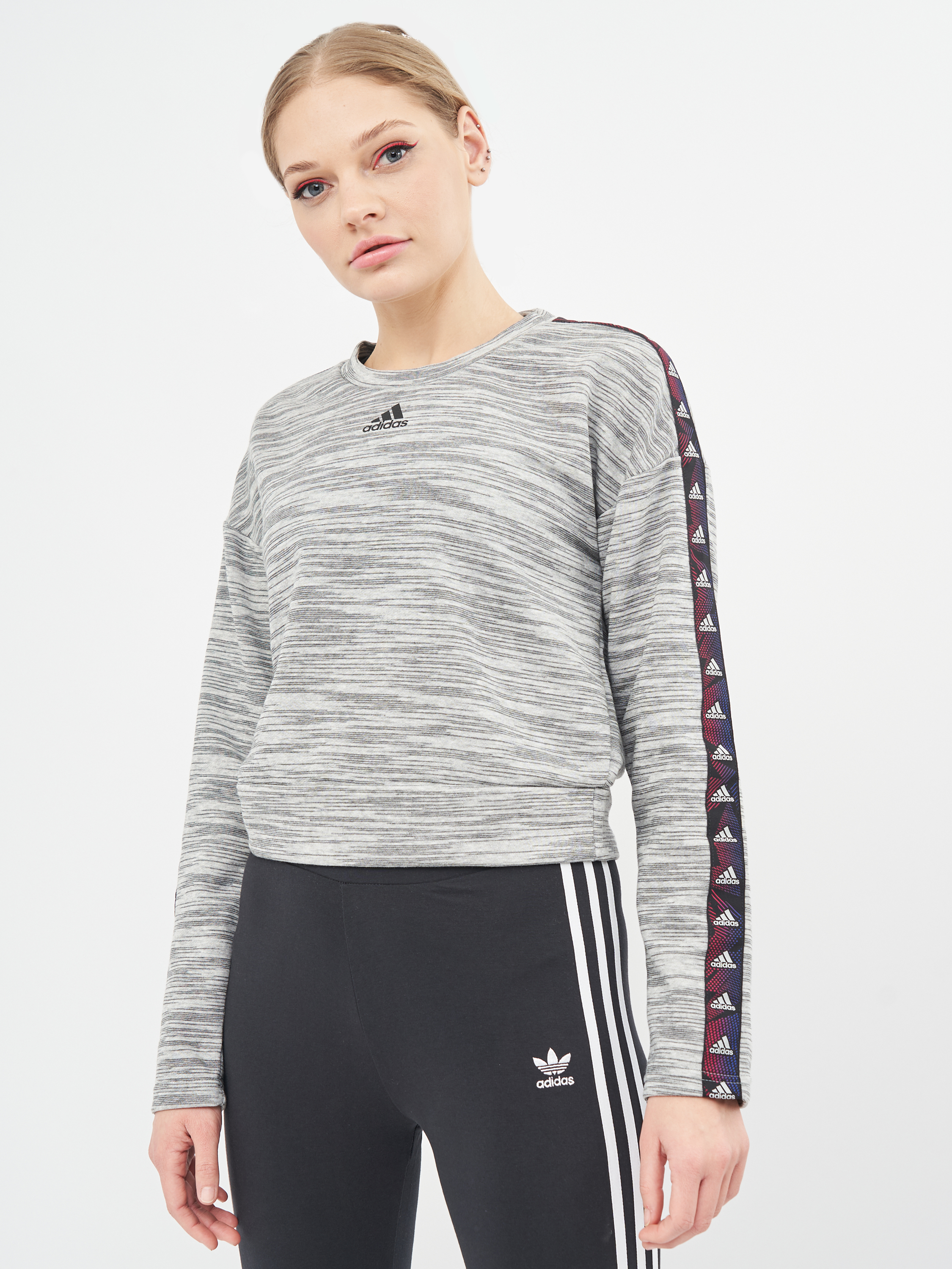 

Свитшот Adidas W E Tpe Swt GE1130 L Medium Grey Heather