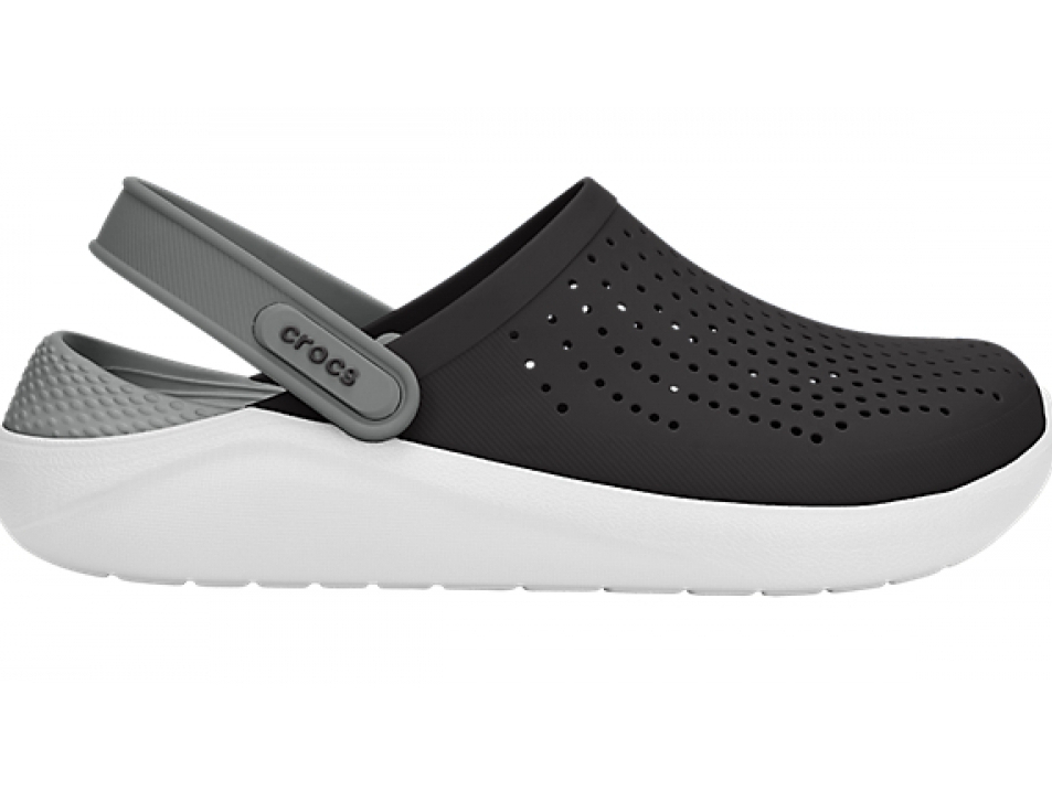 

Сабо Crocs Literide Clog 38 р 24.3-24.8 см Черные с серым 204592-05M-M6/W8 Black/Smoke
