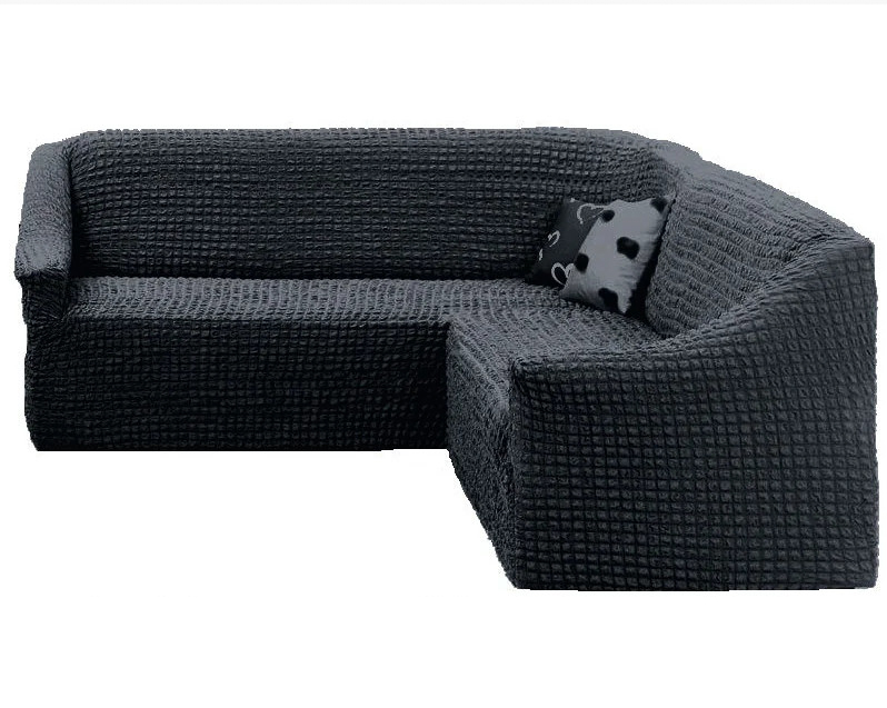 

Чехол на угловой диван Home Collection Evibu без юбки Турция Графитовый (NT-092174)