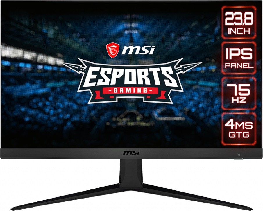

Монитор MSI 23.8" Optix G241V IPS Black; 1920x1080, 250 кд/м2, 4 мс, DisplayPort, HDMI