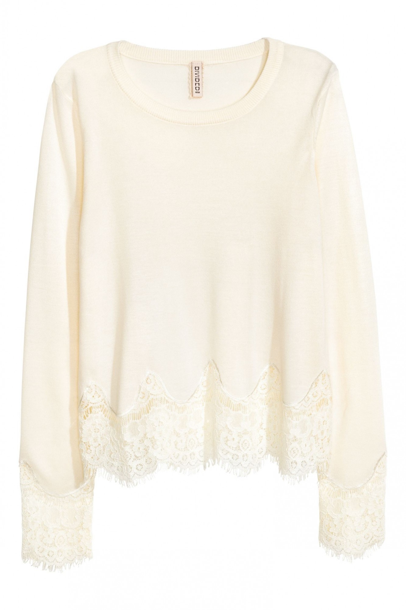 

Джемпер H&M L молочный 4544115RP21