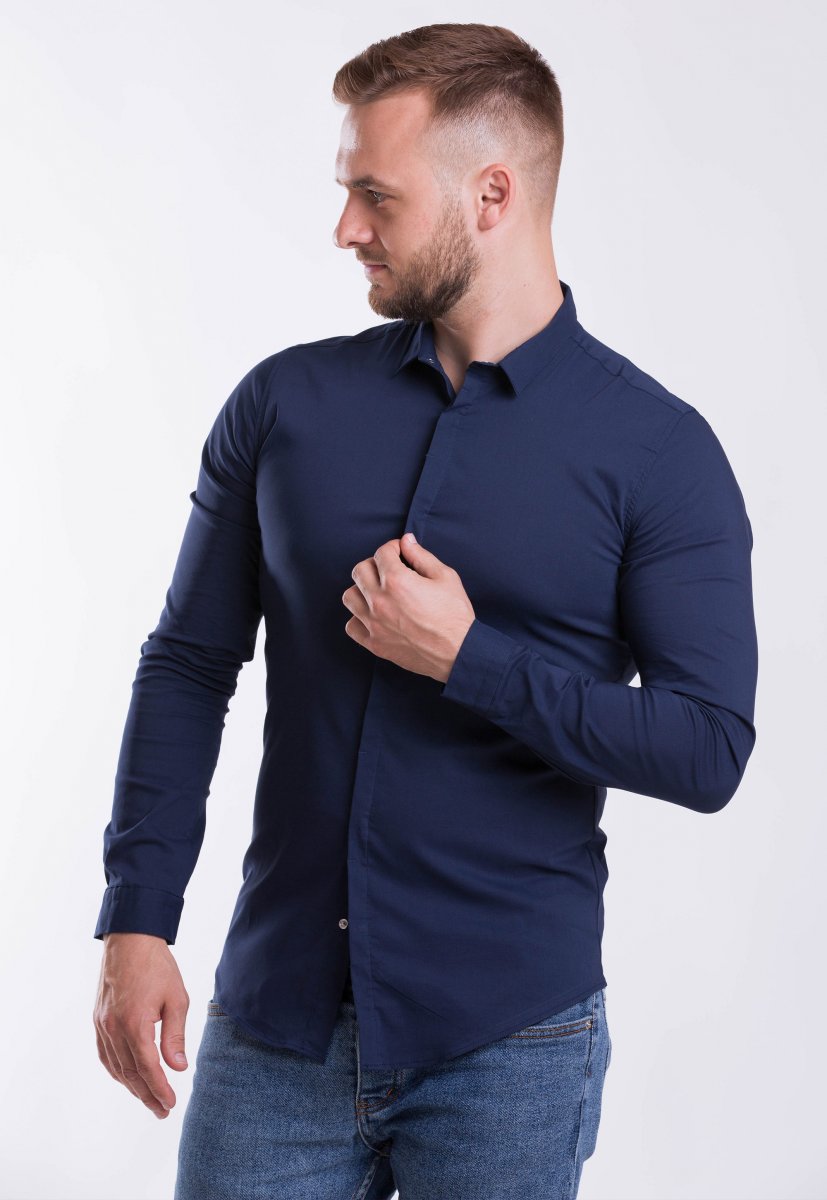 

Рубашка Trend Collection 3414 Синий 3XL