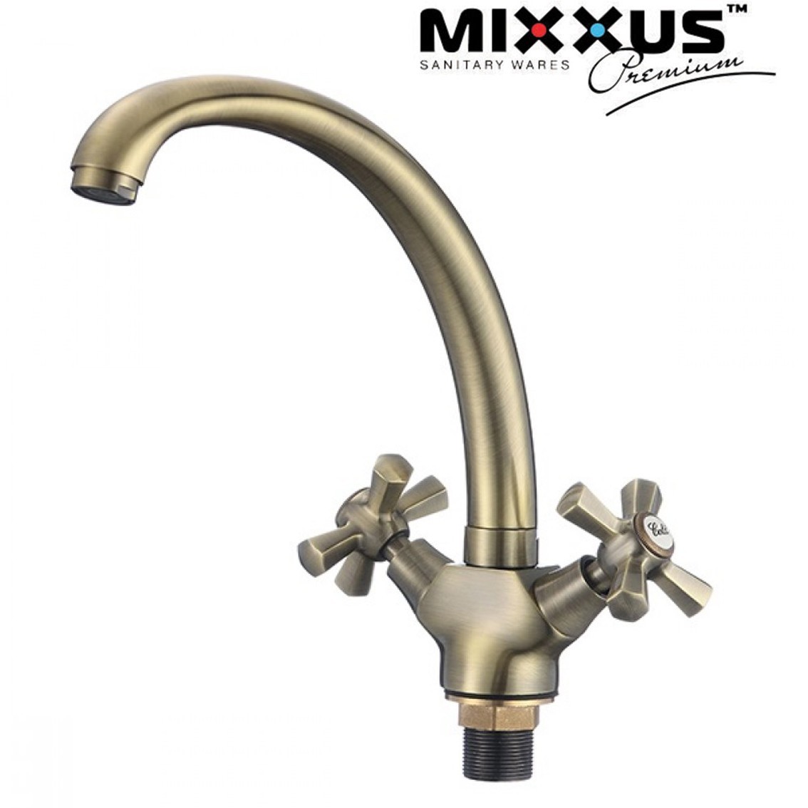 

Смеситель для кухни ухо Mixxus Premium Retro Bronze (Chr-273)