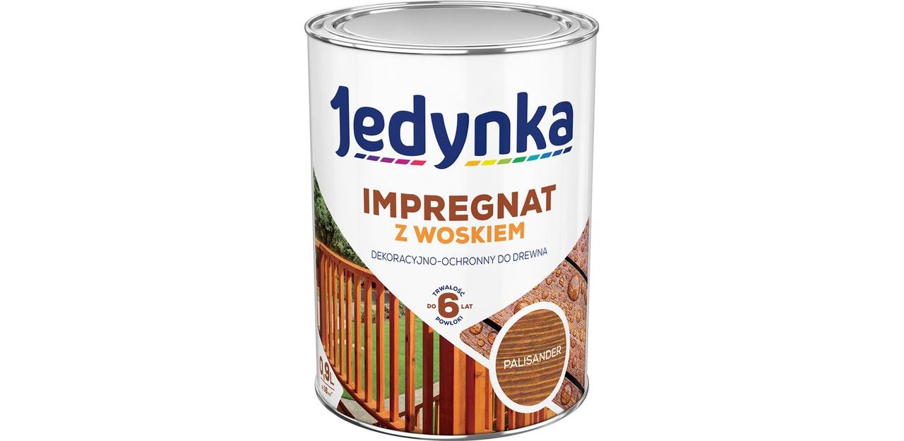

Лазурь Антисептик Імпрегнат з воском Jedynka Impregnat Палісандр 0.9л