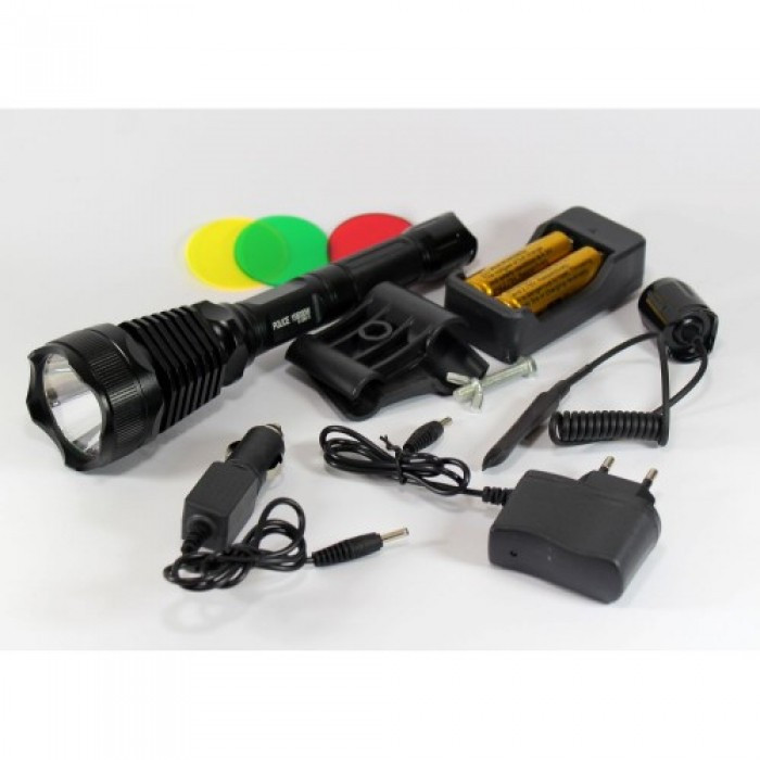 

Тактический фонарь POLICE BL-Q2800 T6 150000W фонарик 1180 Lumen (IM)