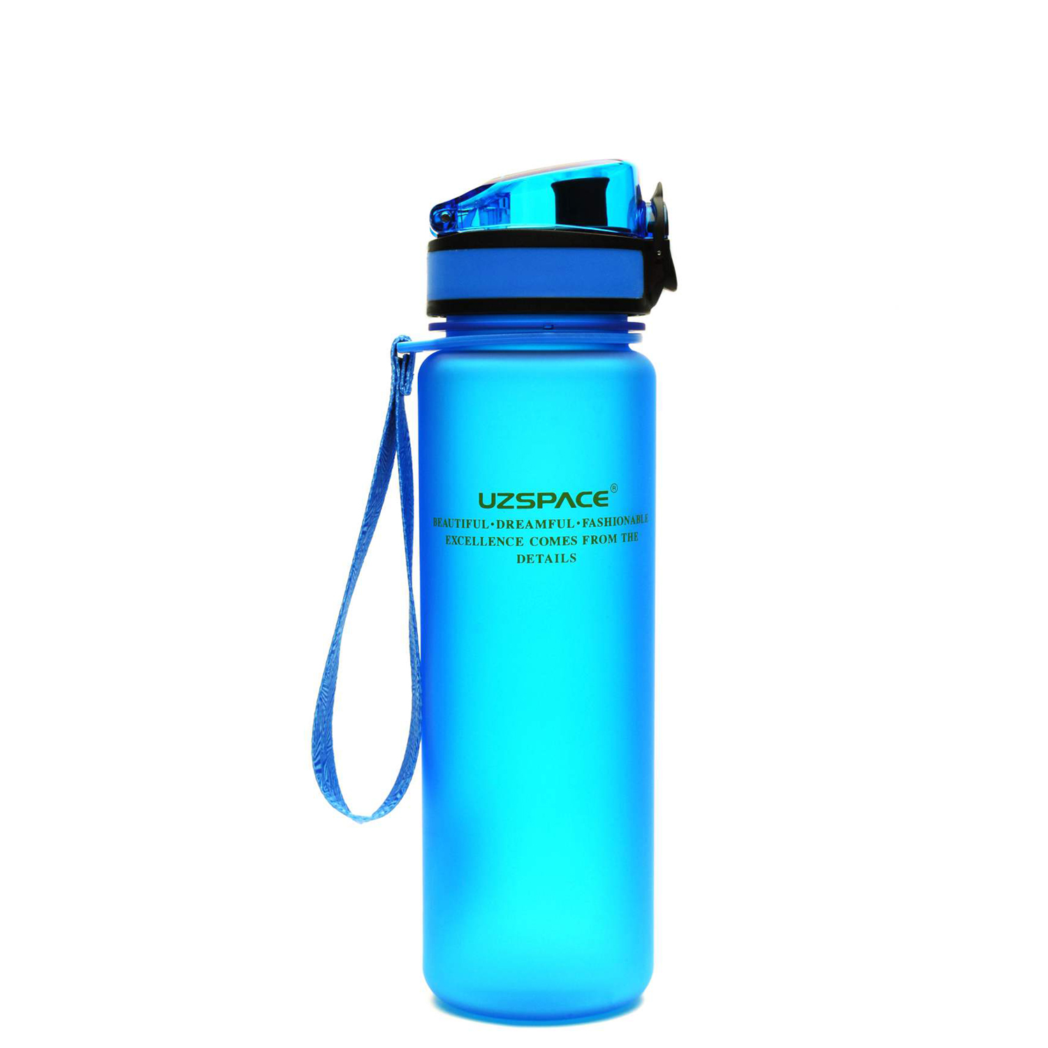 

Бутылка для воды UZspace Colorful Frosted 500 мл 3026 Голубая