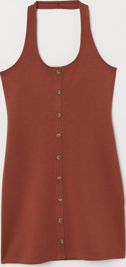

Платье H&M 0740461-9 XXS Коричневое