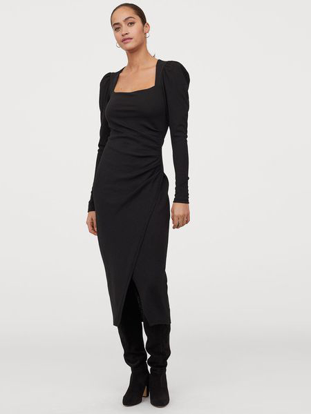 

Платье H&M 0867357-1  Черное, Платье H&M 0867357-1 S Черное