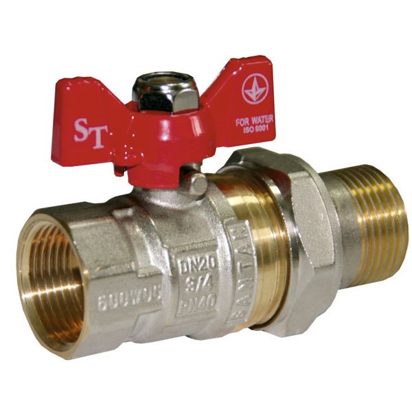 

Кран шаровый с накидной гайкой SANTAN (американка), № 322 1", Professional