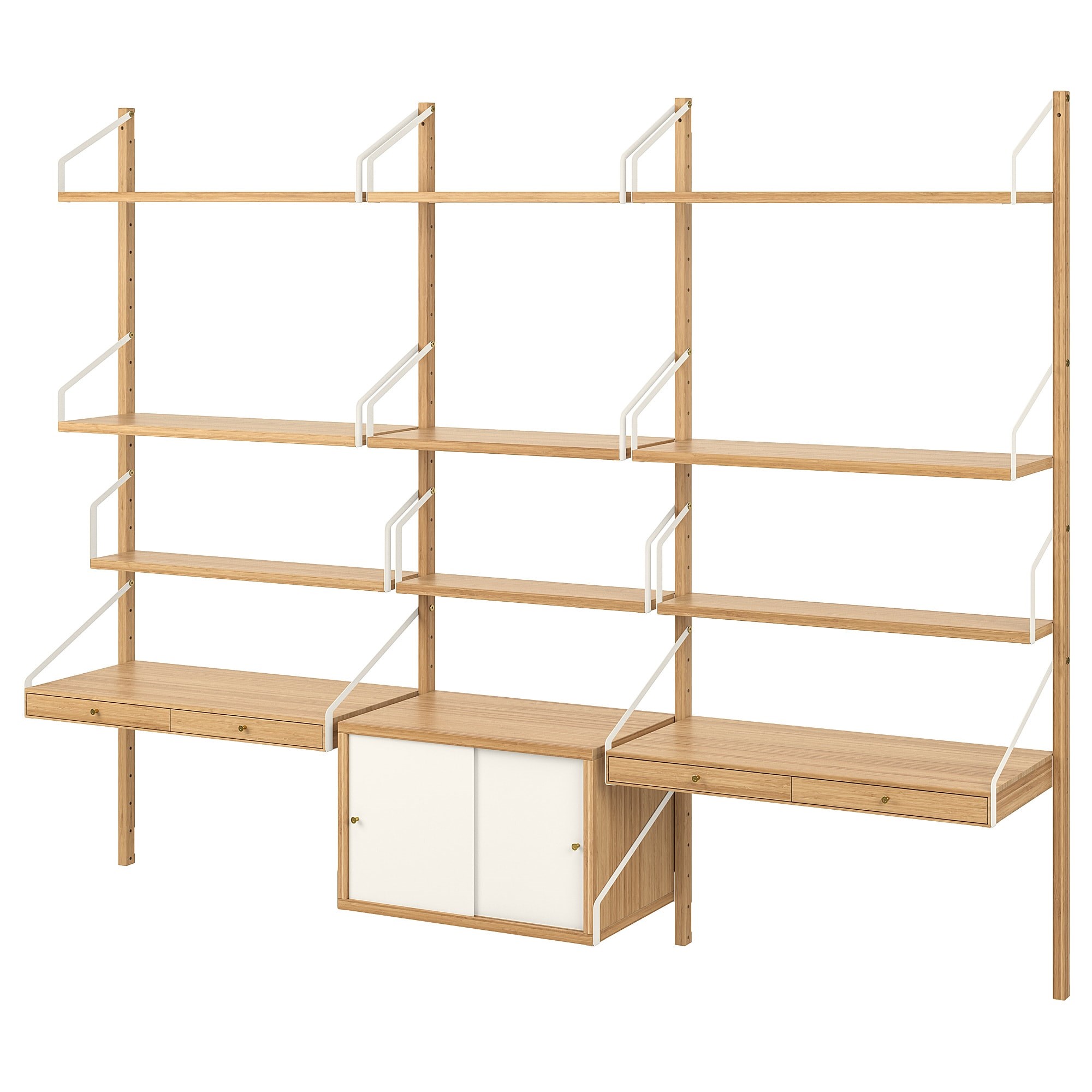 

Настінний стіл IKEA SVALNAS 233х35х176 см бамбук (493.207.74)