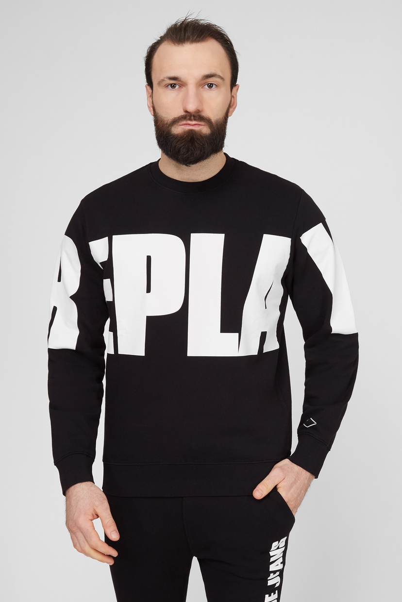 

Мужской черный свитшот Replay M M3321 .000.21842