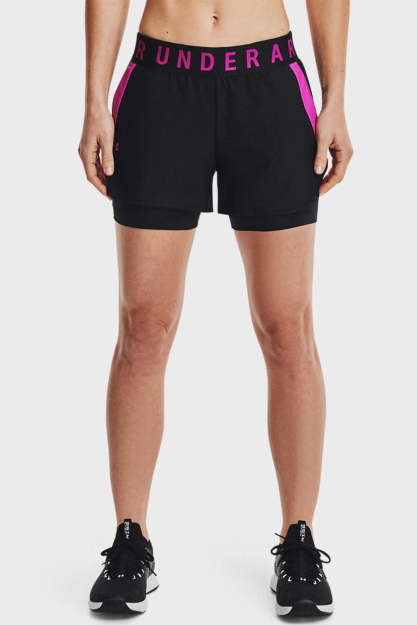 

Женские черные шорты Play Up 2-in-1 Shorts-BLK Under Armour XS 1351981-005
