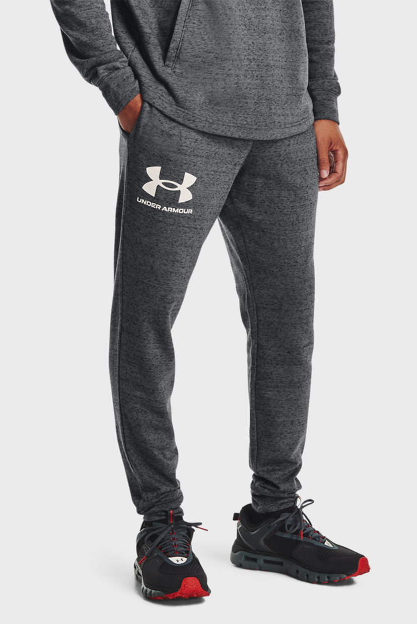 

Мужские серые спортивные брюки UA RIVAL TERRY JOGGER Under Armour M 1361642-012