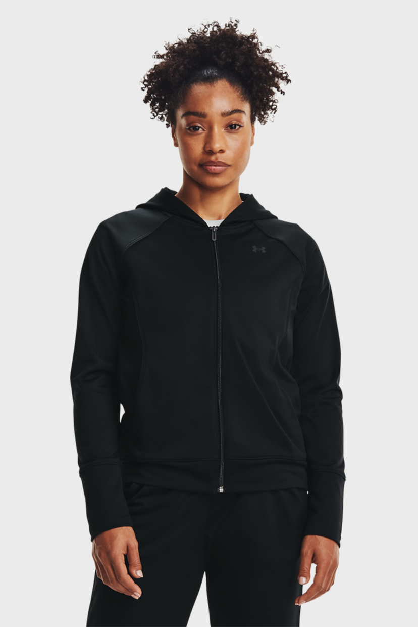

Женское черное худи Tricot Jacket Under Armour  1360909-001, Женское черное худи Tricot Jacket Under Armour S 1360909-001