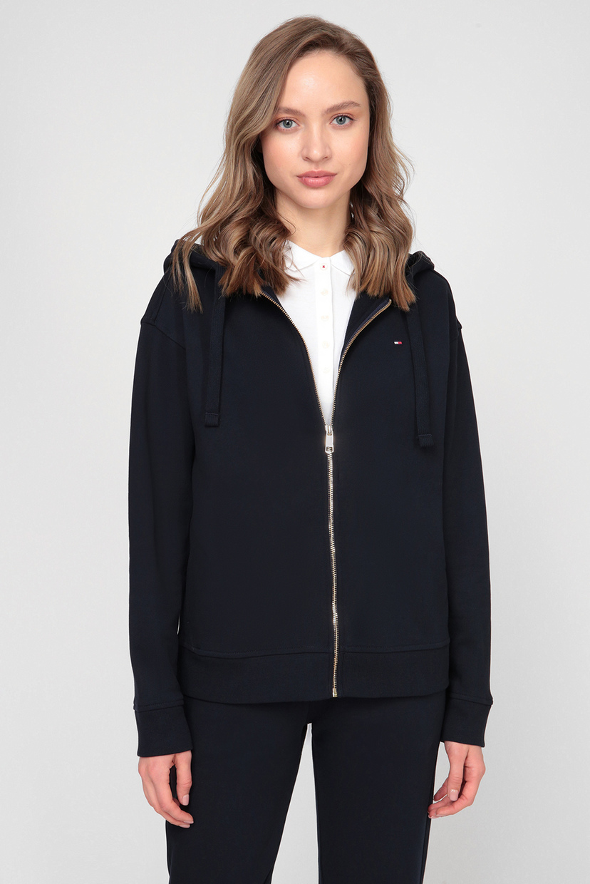 

Женское темно-синее худи ZIP UP Tommy Hilfiger M WW0WW31277