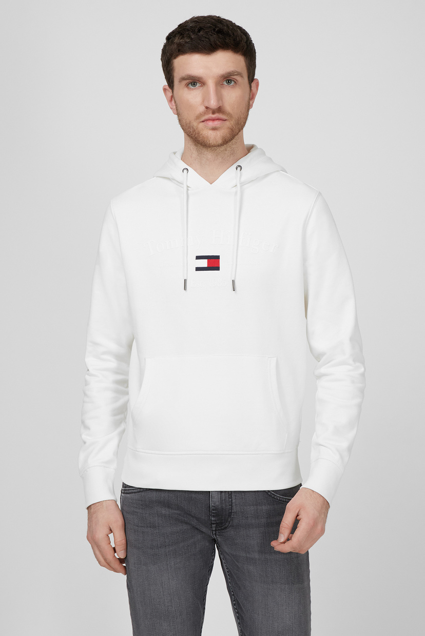 

Мужское белое худи Tommy Hilfiger XXL MW0MW19329