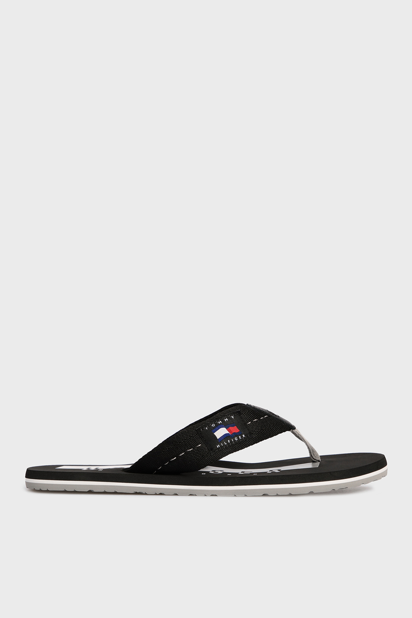

Мужские черные вьетнамки HILFIGER BADGE Tommy Hilfiger 44 FM0FM03379