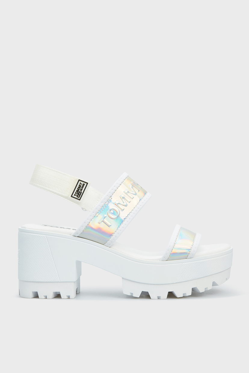 

Женские белые босоножки IRIDESCENT MID HEEL Tommy Hilfiger 40 EN0EN01337
