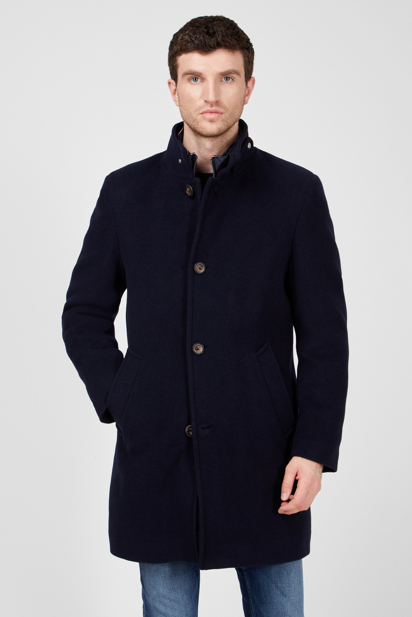 

Мужское темно-синее пальто Tommy Hilfiger M MW0MW15077