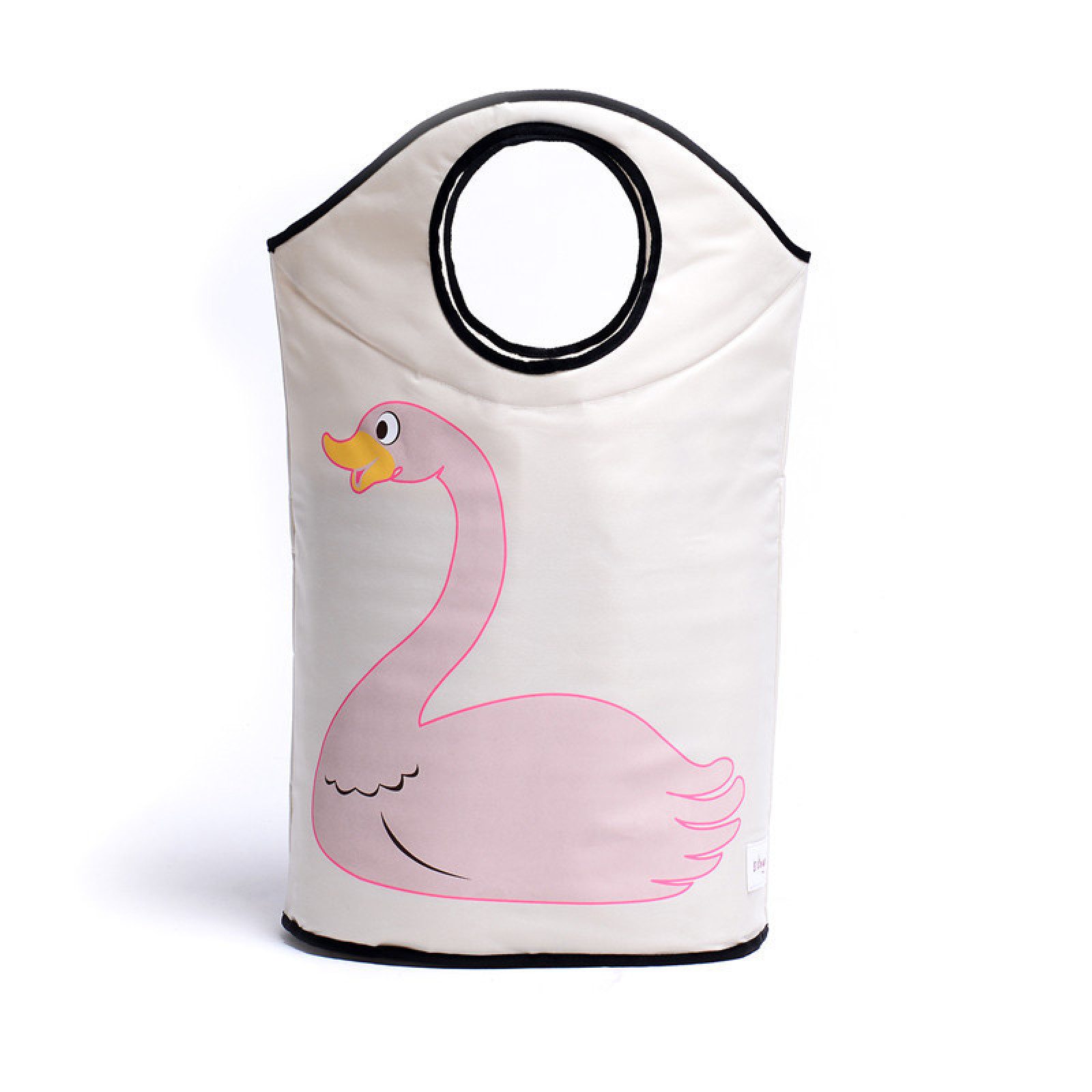 

Корзина для игрушек белая Розовый лебедь (KD162 )