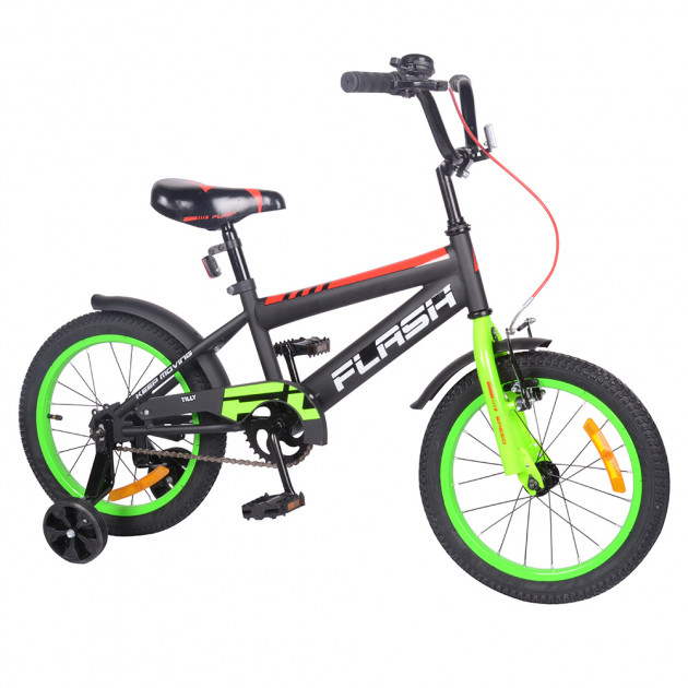 

Велосипед Tilly FLASH 16" T-21647 green