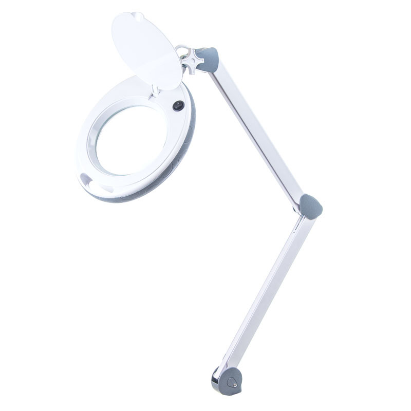 3 Diopter Desktop LED Magnifier Lamp, White