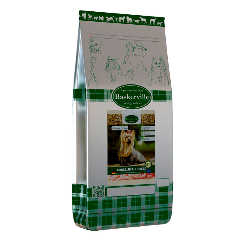 

Сухой корм для собак Baskerville SMALL BREED для собак малых пород 20 кг