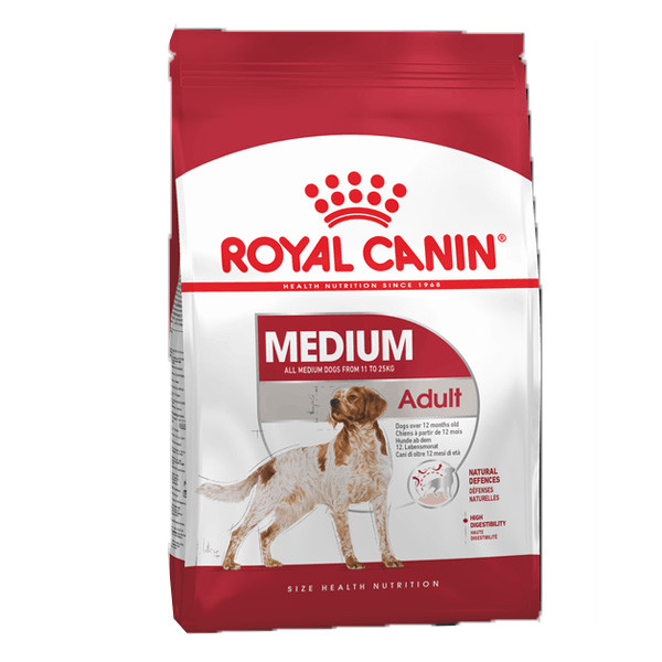 

Сухой корм для собак Royal Canin MEDIUM ADULT для собак средних пород 15кг