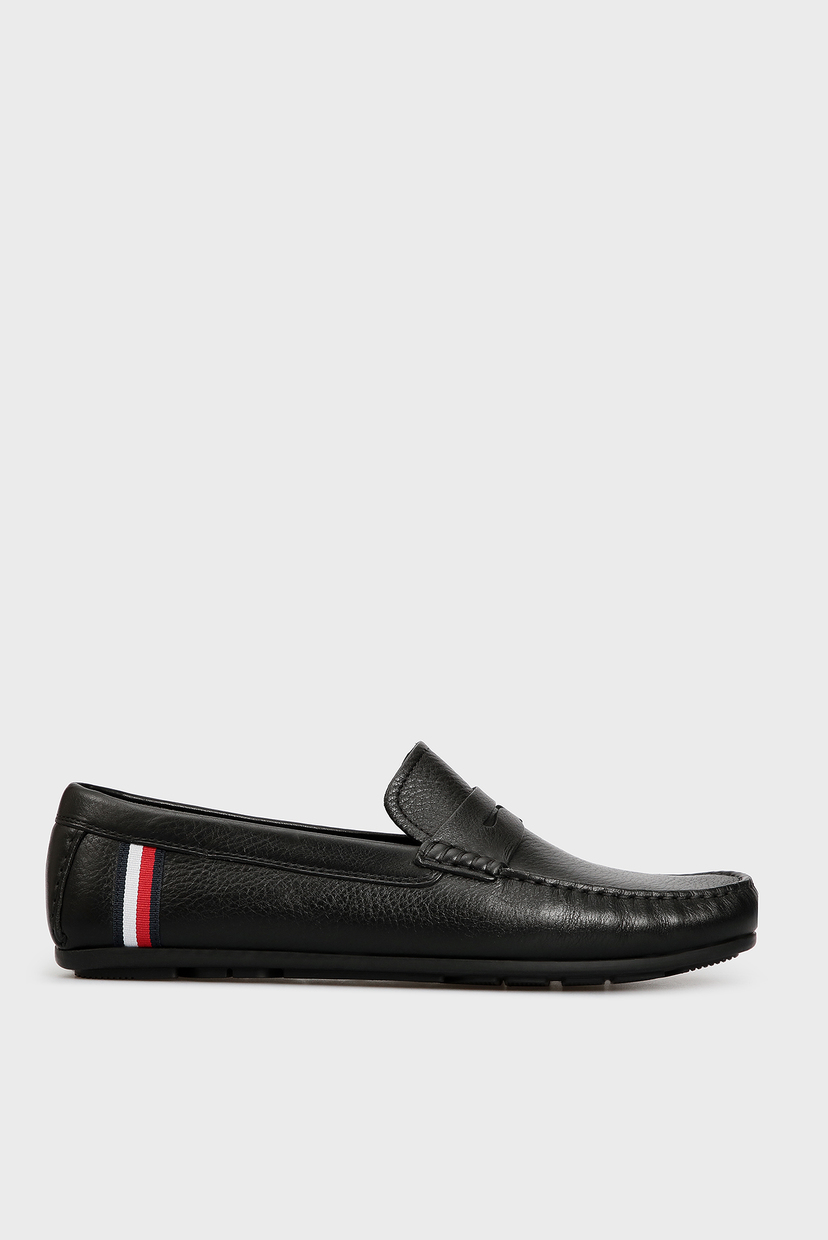 

Мужские черные кожаные мокасины CLASSIC RWB LEATHER DRIVER Tommy Hilfiger 44 FM0FM03404