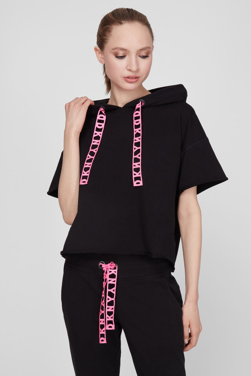 

Женское черное худи DKNY  DP0T7171, Женское черное худи DKNY S DP0T7171