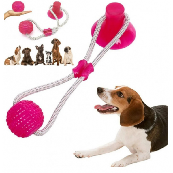

Игрушка для домашних животных с присоской Dog toy rope PULL