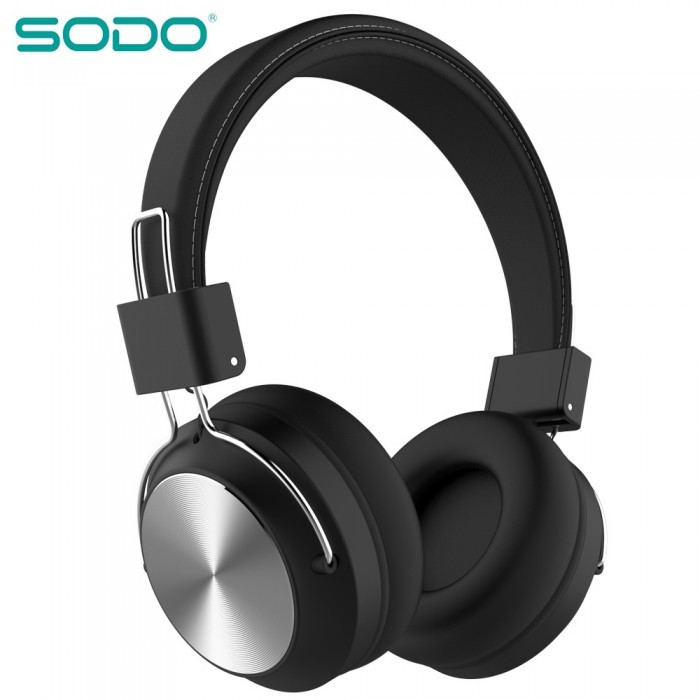 

Беспроводные Bluetooth Наушники SODO SD-1001 FM радио Чёрные (IM)