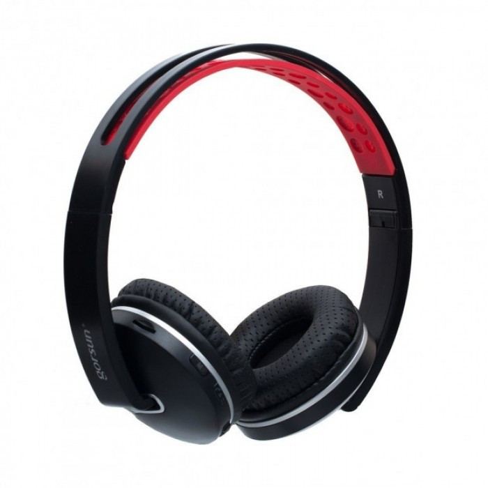

Беспроводные Bluetooth наушники Gorsun GS-E85 Чёрный с красным (IM)
